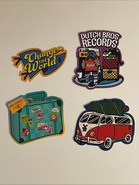 Dutch Bros Stickers - Bundle of 4 Limited Edition
